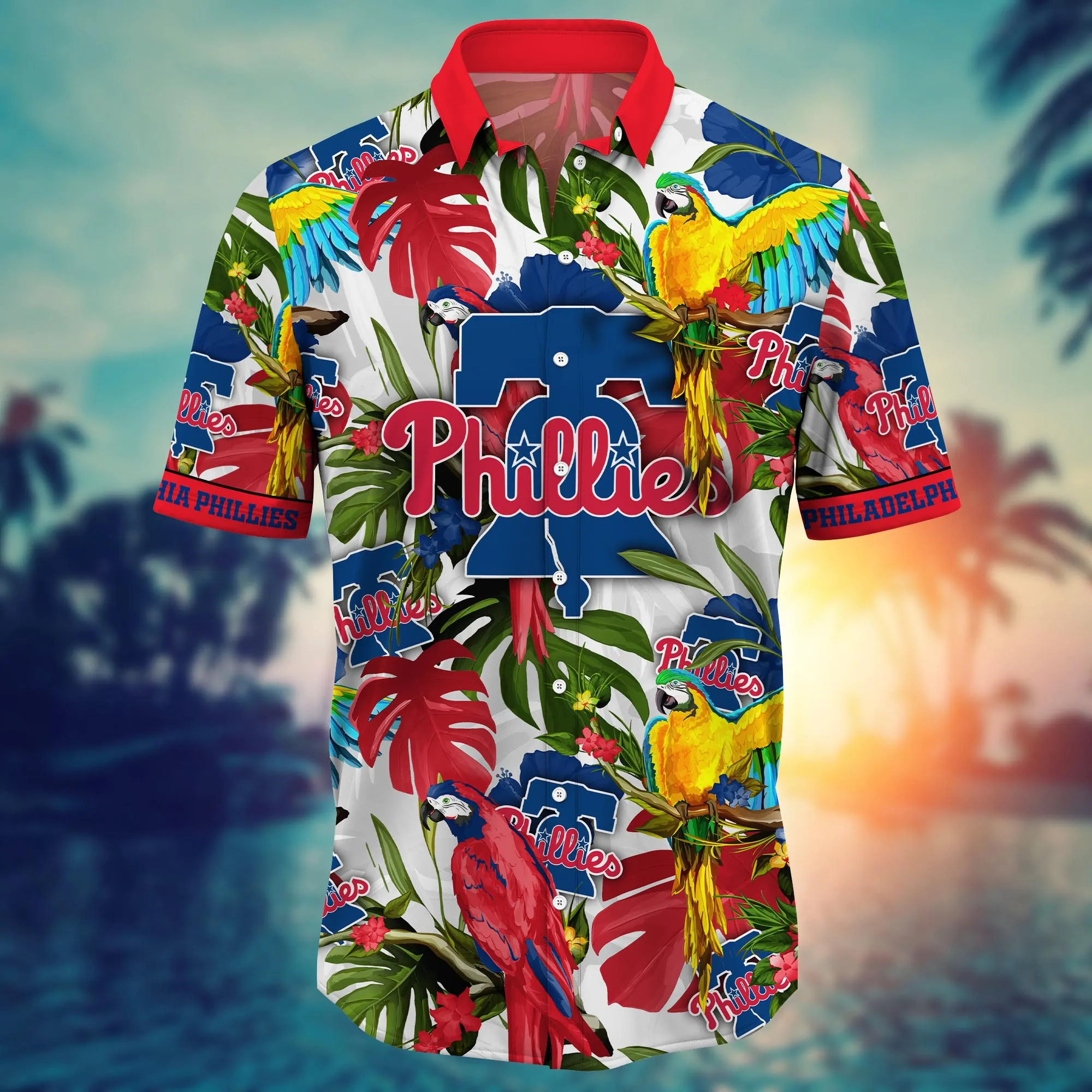Philadelphia Phillies MLB Hawaiian Shirt Hikingtime Aloha Shirt