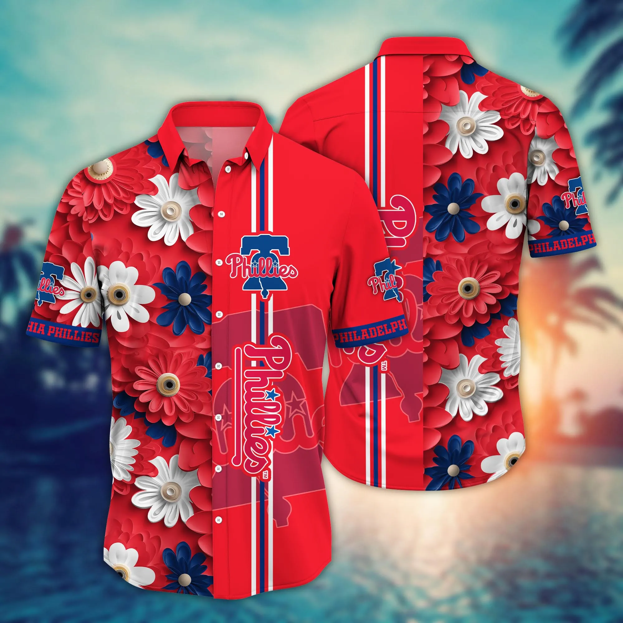 Philadelphia Phillies MLB Hawaiian Shirt Long Days Aloha Shirt
