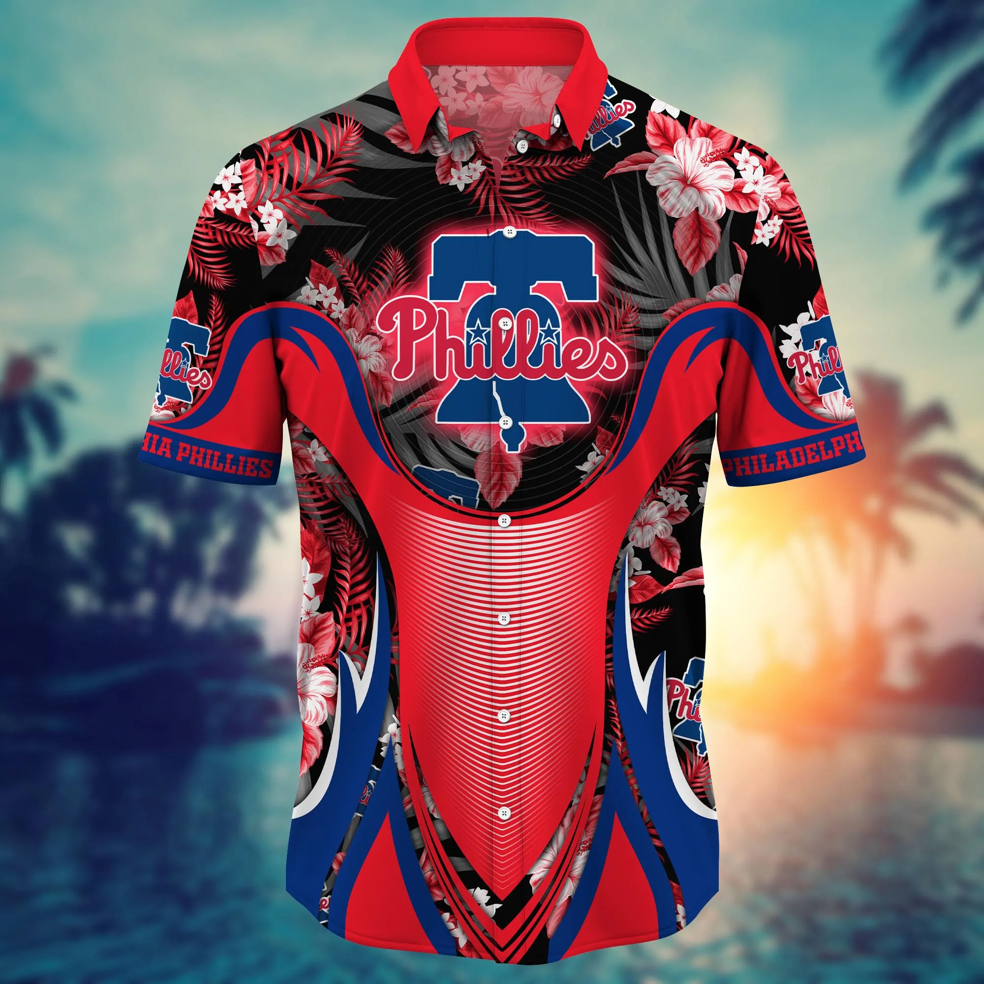 Philadelphia Phillies MLB Hawaiian Shirt Sandcastles Aloha Shirt