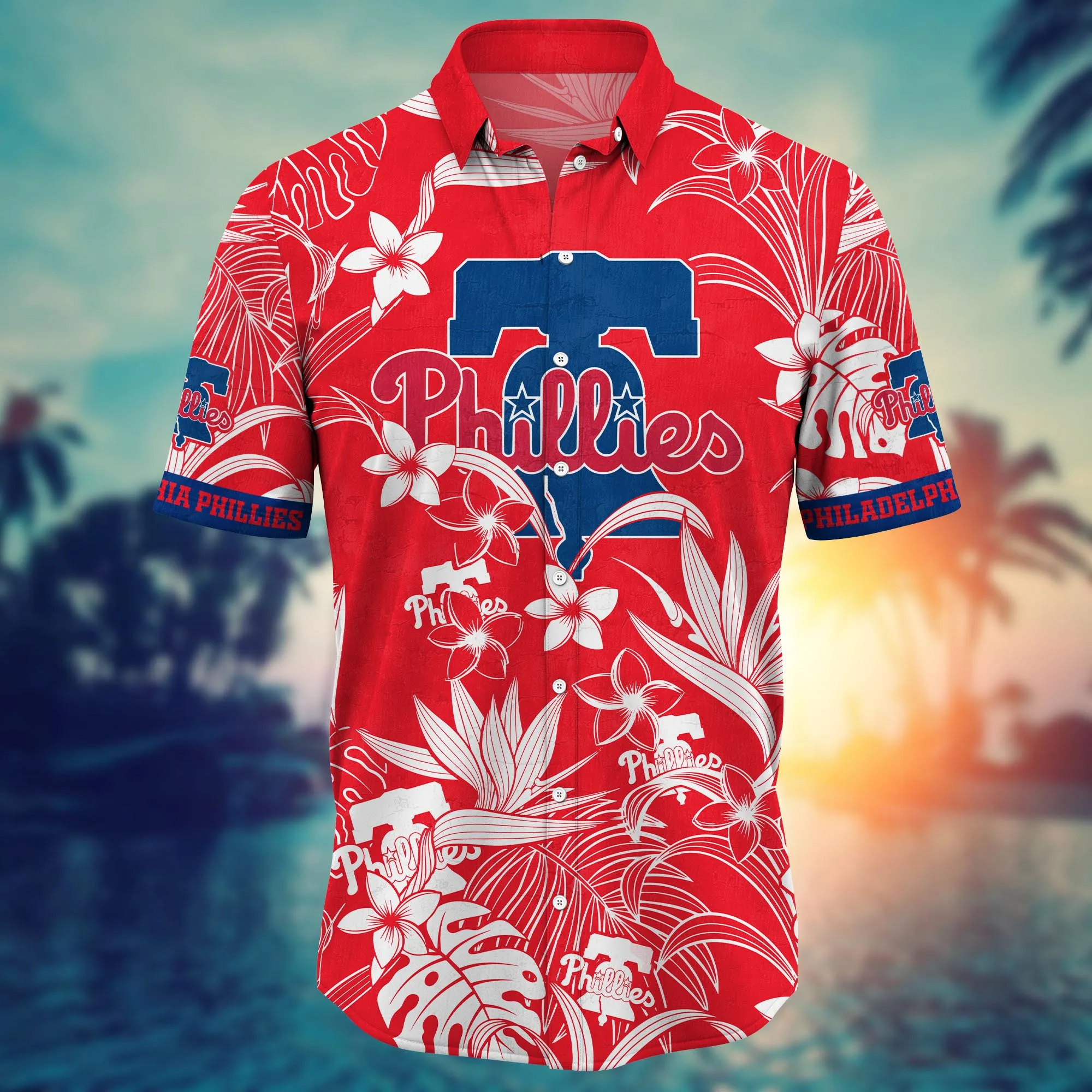 Philadelphia Phillies MLB Hawaiian Shirt Vacation Timetime Aloha Shirt