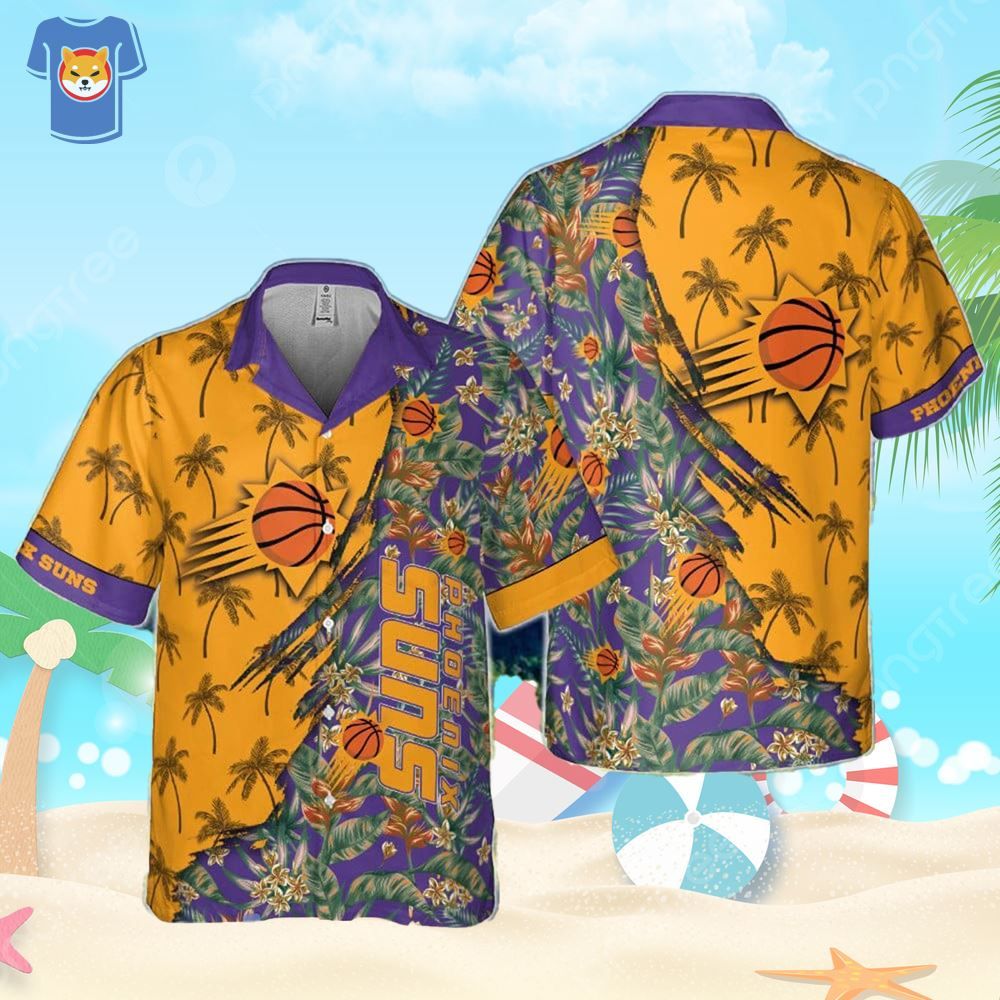 Phoenix Suns National Basketball Association Hawaiian Shirt For Men And Women Phoenix Suns National Basketball Association Hawaiian Shirt For Men And Women