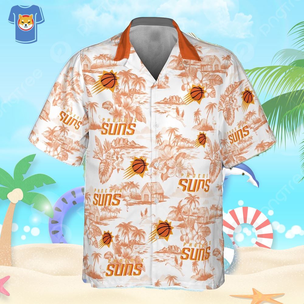 Phoenix Suns National Basketball Hawaiian Shirt Association