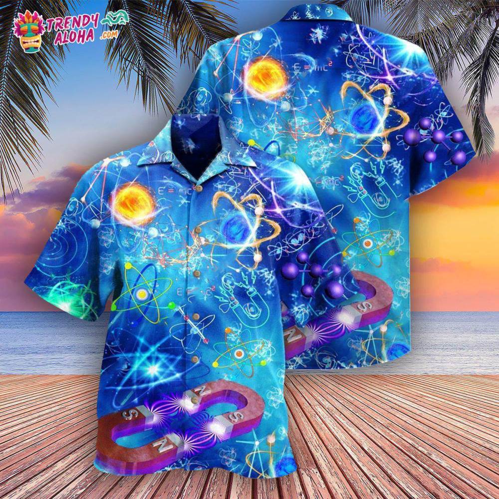 Physical Doesn’T Drive Me Crazy Blue Hawaiian Shirt – Trendy Aloha