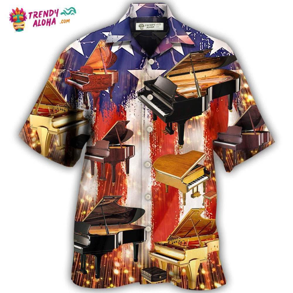 Piano Independence Day Hawaiian Shirt – Trendy Aloha Piano Independence Day Hawaiian Shirt – Trendy Aloha