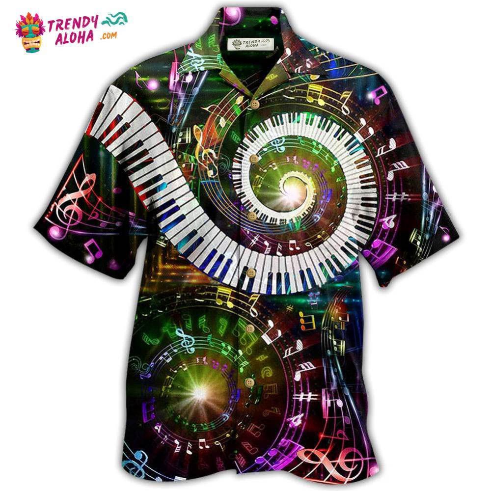 Piano Music 10 Fingers 88 Keys Piano Hawaiian Shirt – Trendy Aloha