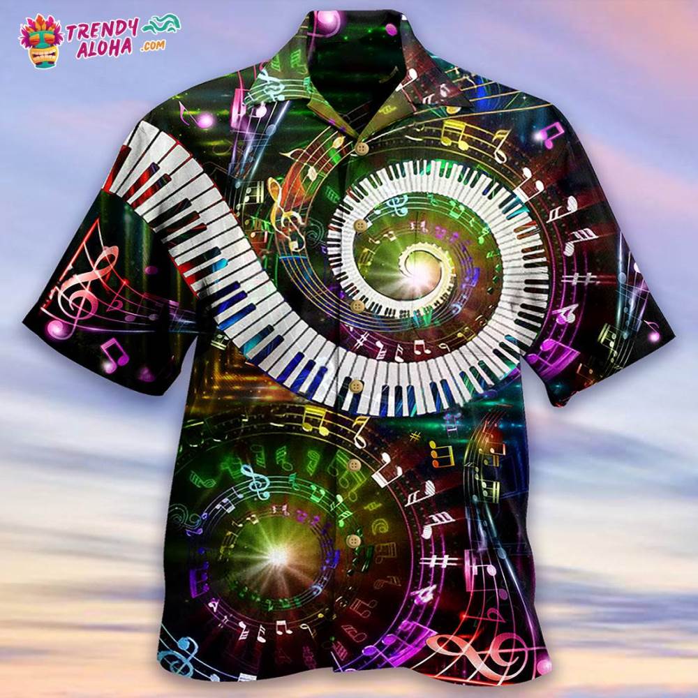Piano Music 10 Fingers 88 Keys Piano Hawaiian Shirt – Trendy Aloha