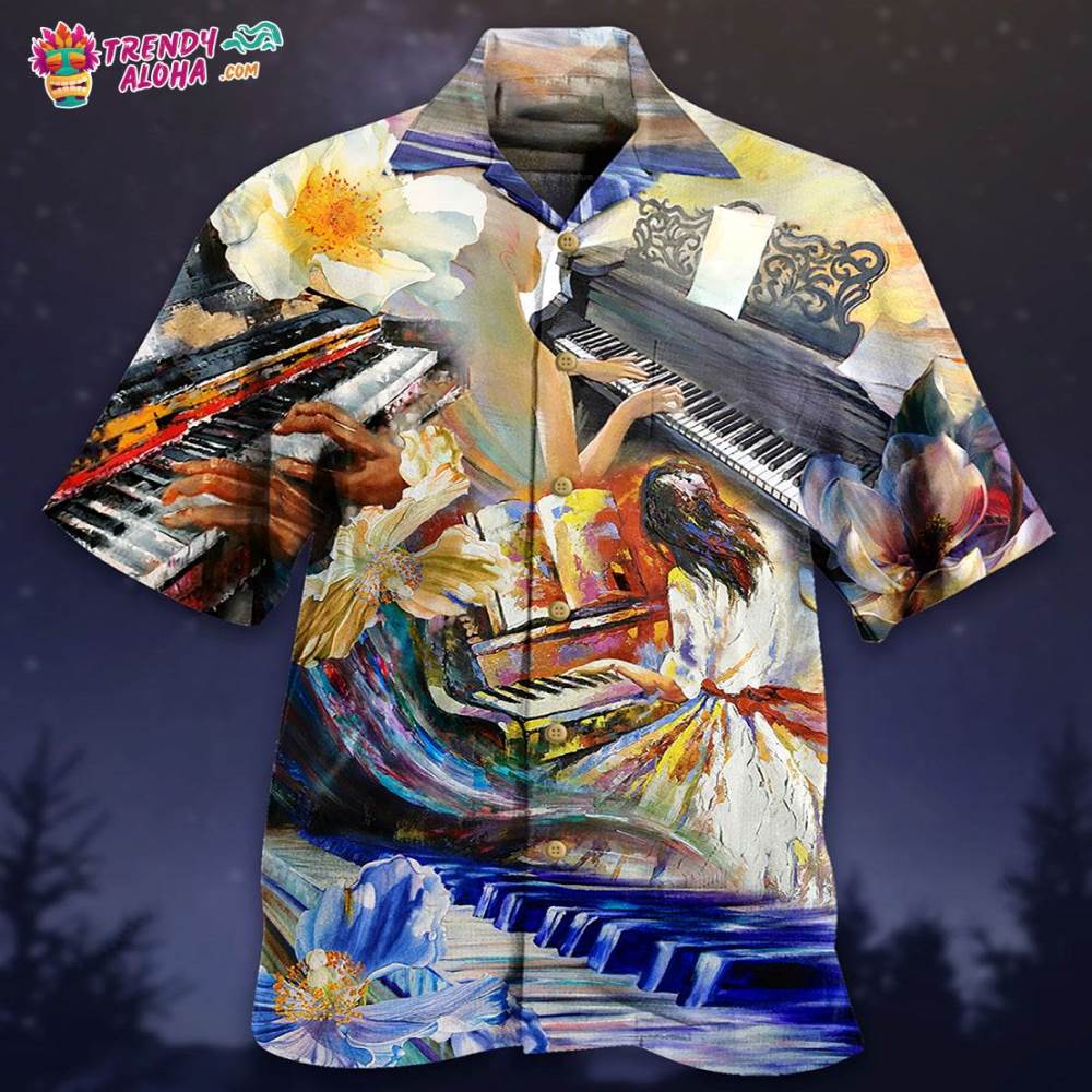 Piano Music Love Piano Forever Hawaiian Shirt – Trendy Aloha