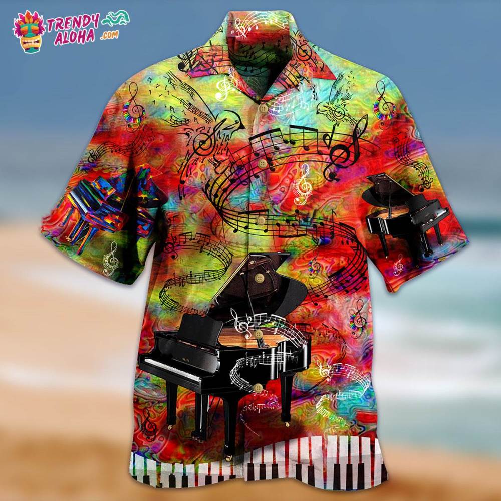 Piano Music Piano Guide You To The World Hawaiian Shirt – Trendy Aloha