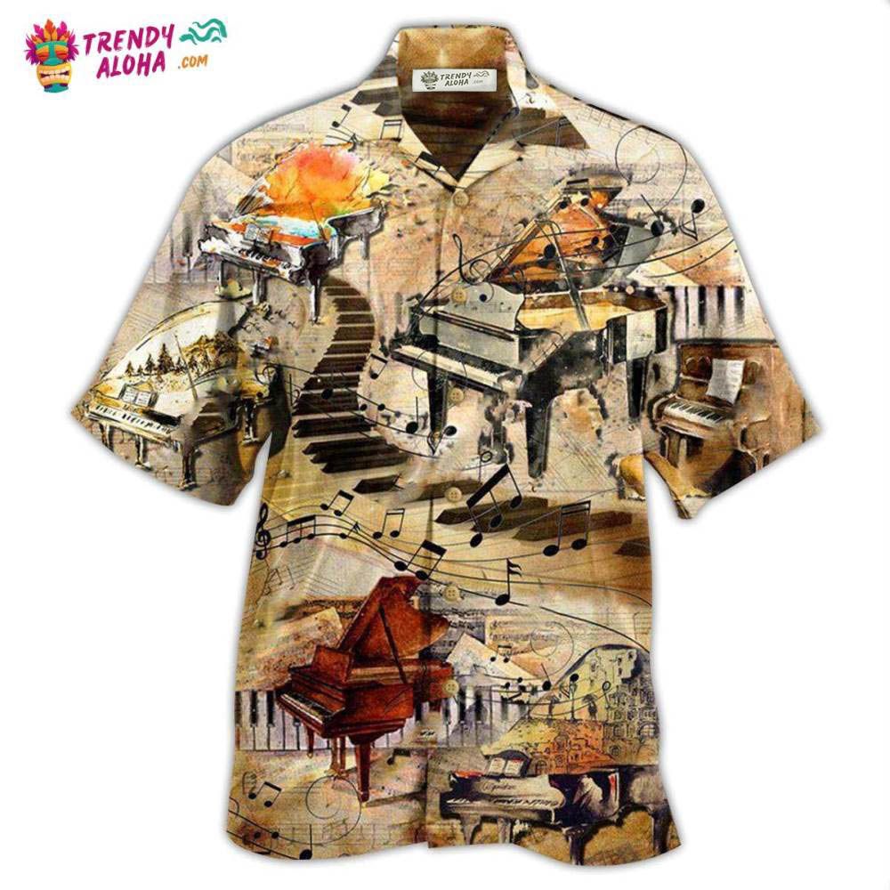 Piano Music Piano These Fingers Of Mine They Got Brains Hawaiian Shirt – Trendy Aloha