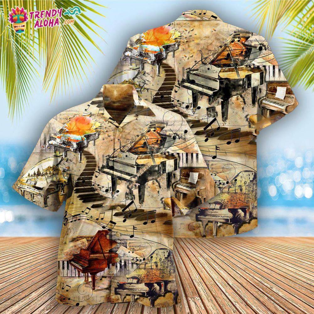 Piano Music Piano These Fingers Of Mine They Got Brains Hawaiian Shirt – Trendy Aloha