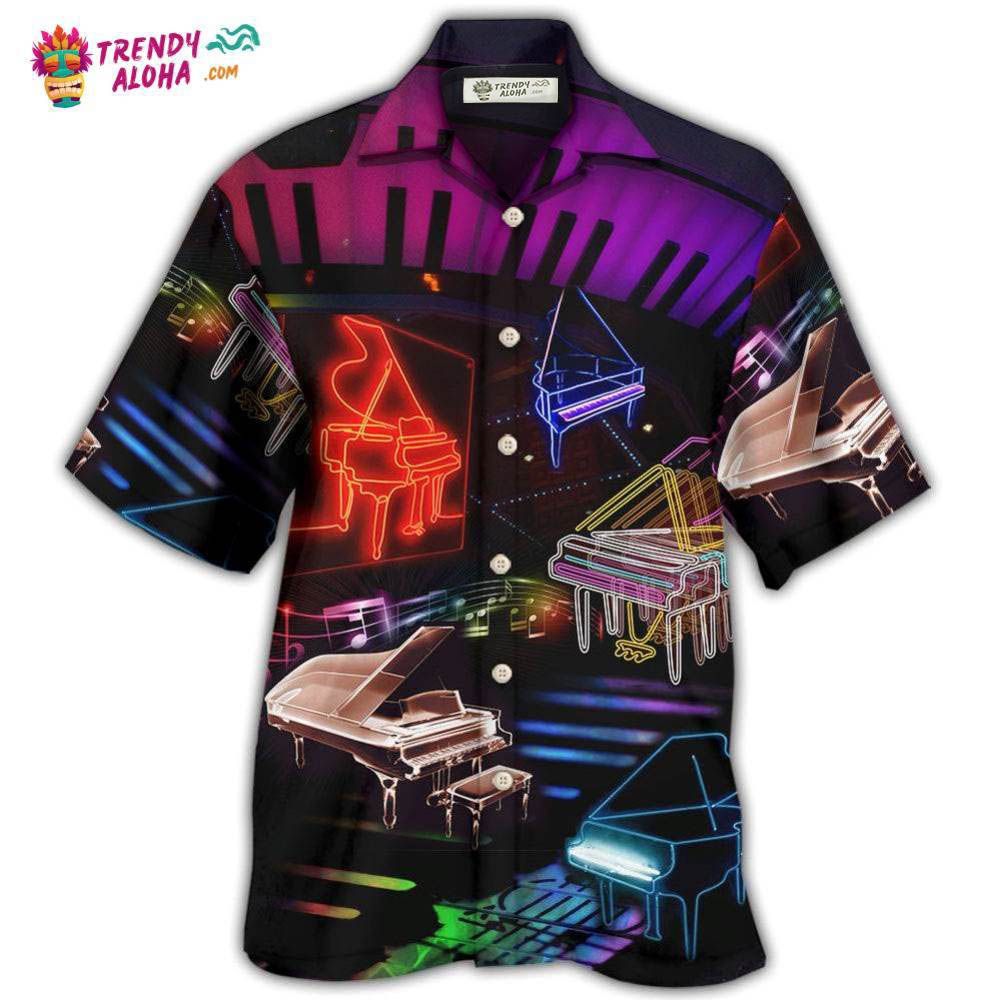 Piano Neon Style Music Lover Hawaiian Shirt – Trendy Aloha Piano Neon Style Music Lover Hawaiian Shirt – Trendy Aloha