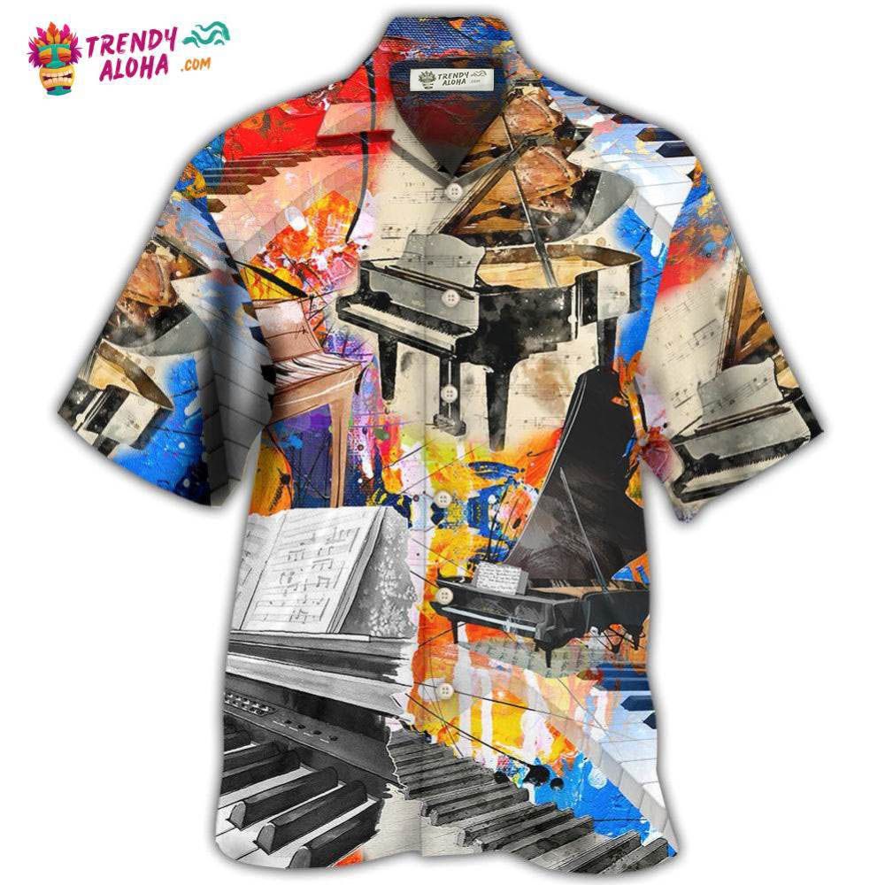 Piano Painting Art Music Lover Hawaiian Shirt – Trendy Aloha Piano Painting Art Music Lover Hawaiian Shirt – Trendy Aloha