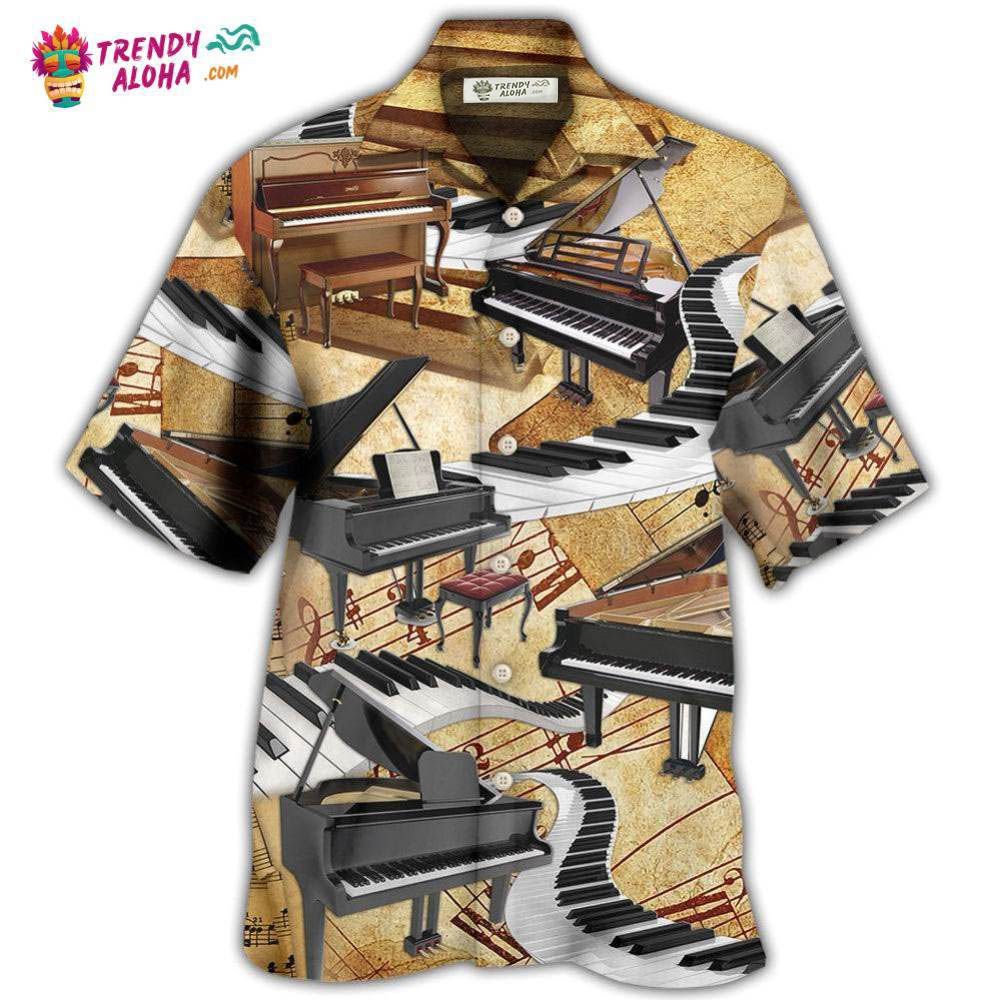 Piano Retro Art Music Lover Hawaiian Shirt – Trendy Aloha Piano Retro Art Music Lover Hawaiian Shirt – Trendy Aloha