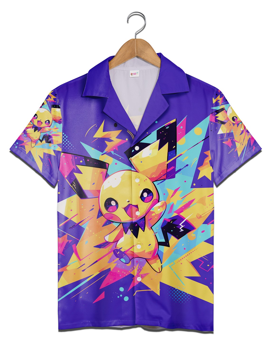 Pichu Electric Pokemon Hawaiian Shirt Summer Beach Shirt