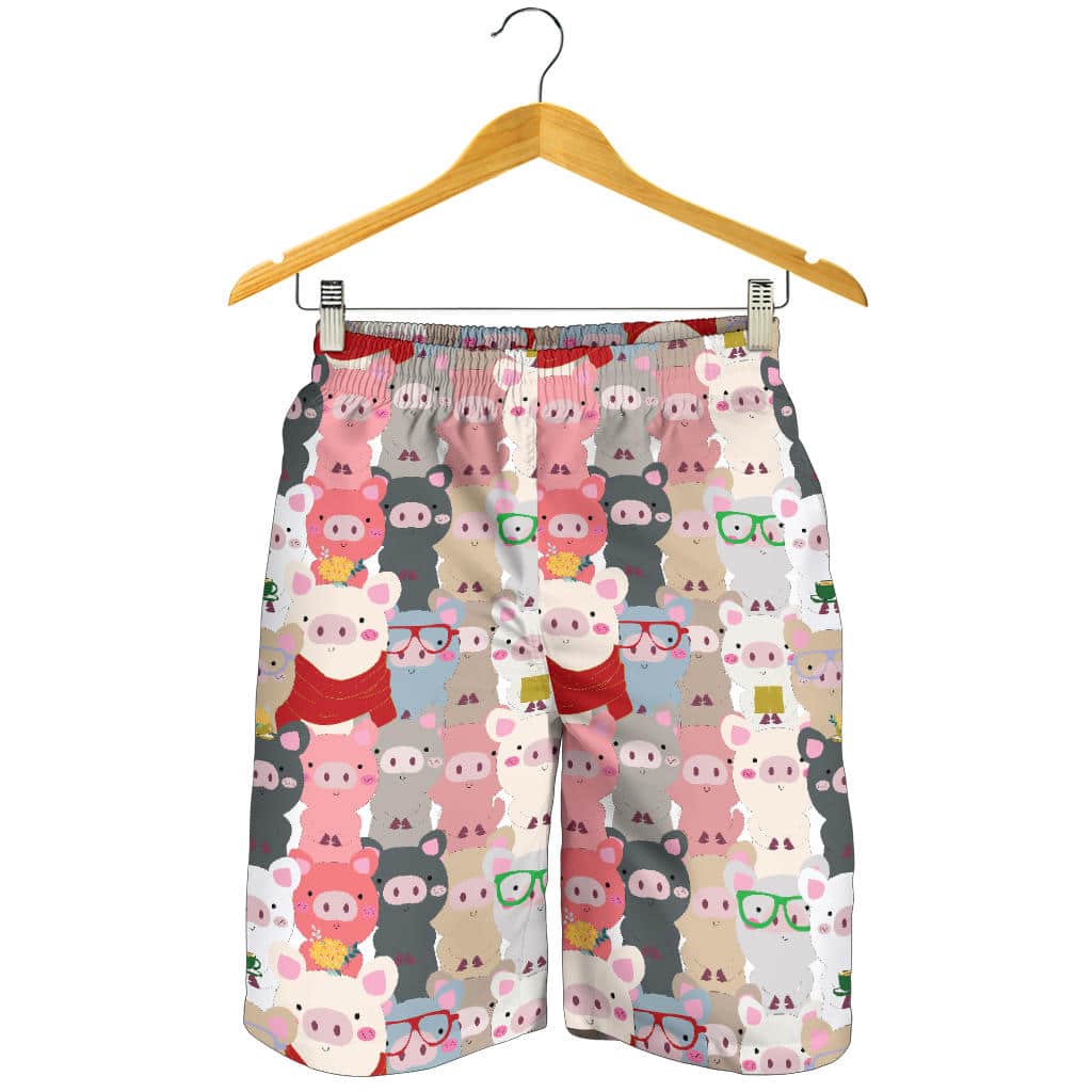 Pig Pattern Print Design 02 For Men Women Kid Shorts
