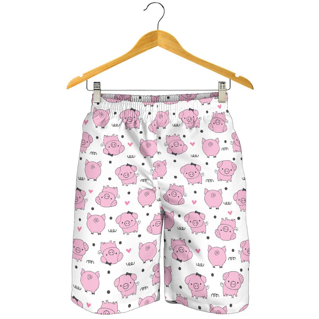 Pig Pattern Print Design 03 For Men Women Kid Shorts
