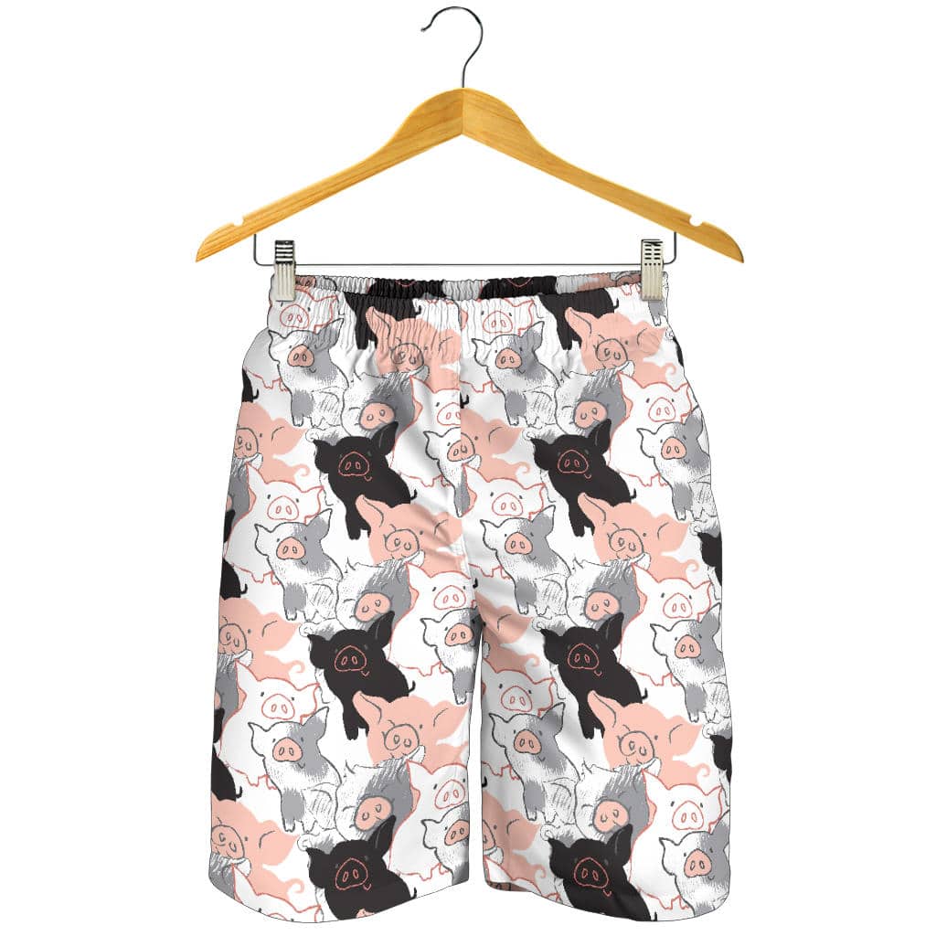 Pig Pattern Print Design 05 For Men Women Kid Shorts