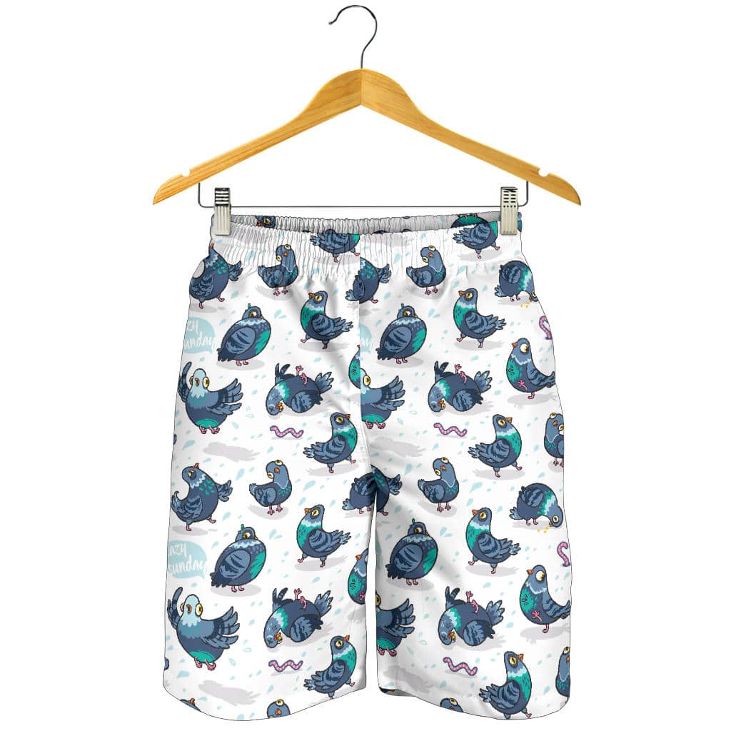 Pigeon Pattern Print Design 02 For Men Women Kid Shorts