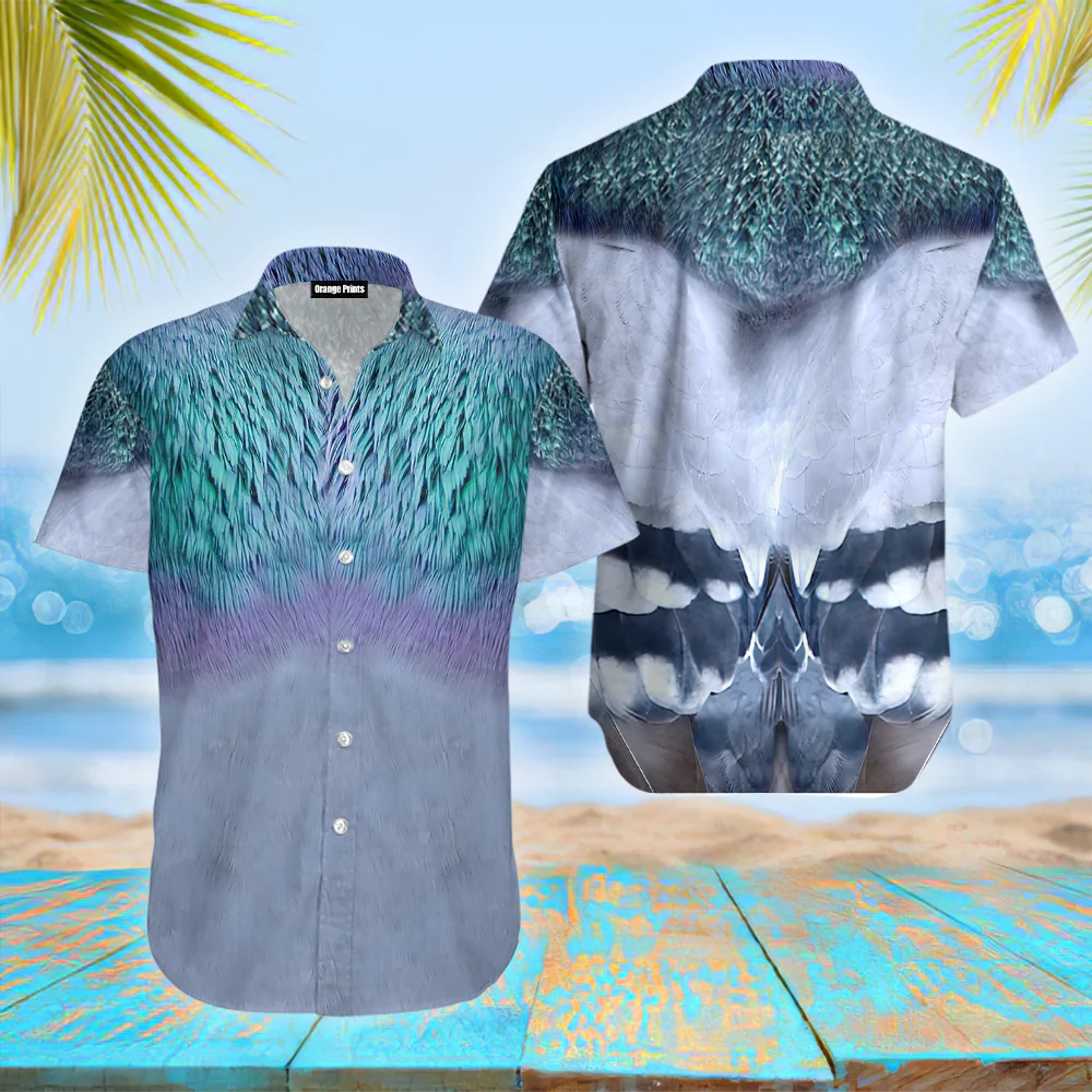 Pigeon Trendy Hawaiian Shirt For