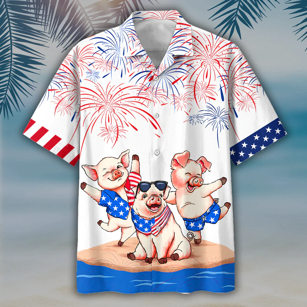 Pig’s 4Th Of July Trendy Hawaiian Shirts Independence Day Trendy Hawaiian Shirt, Usa Patriotic Trendy Hawaiian Shirt Pig’s 4Th Of July Trendy Hawaiian Shirts Independence Day Trendy Hawaiian Shirt, Usa Patriotic Trendy Hawaiian Shirt