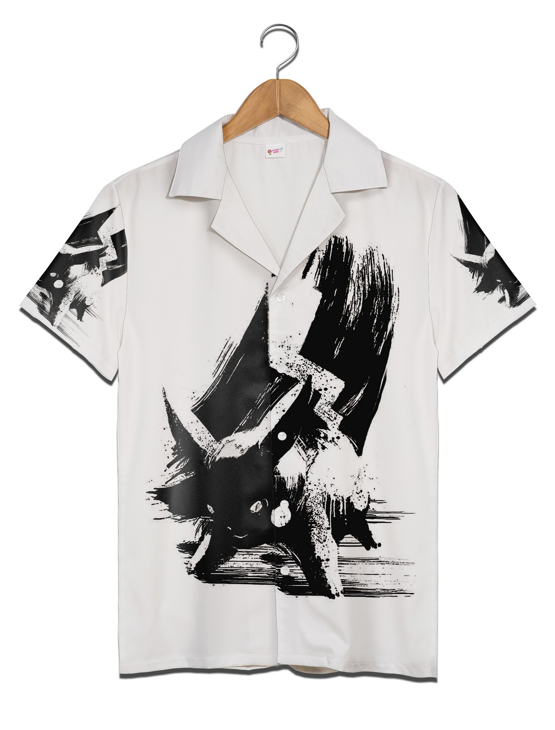 Pikachu Black And White Pokemon Hawaiian Shirt