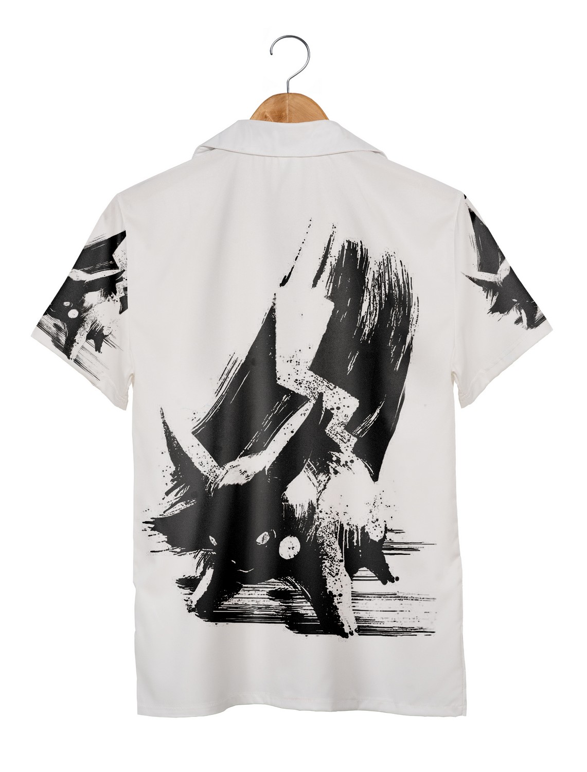 Pikachu Black And White Pokemon Hawaiian Shirt