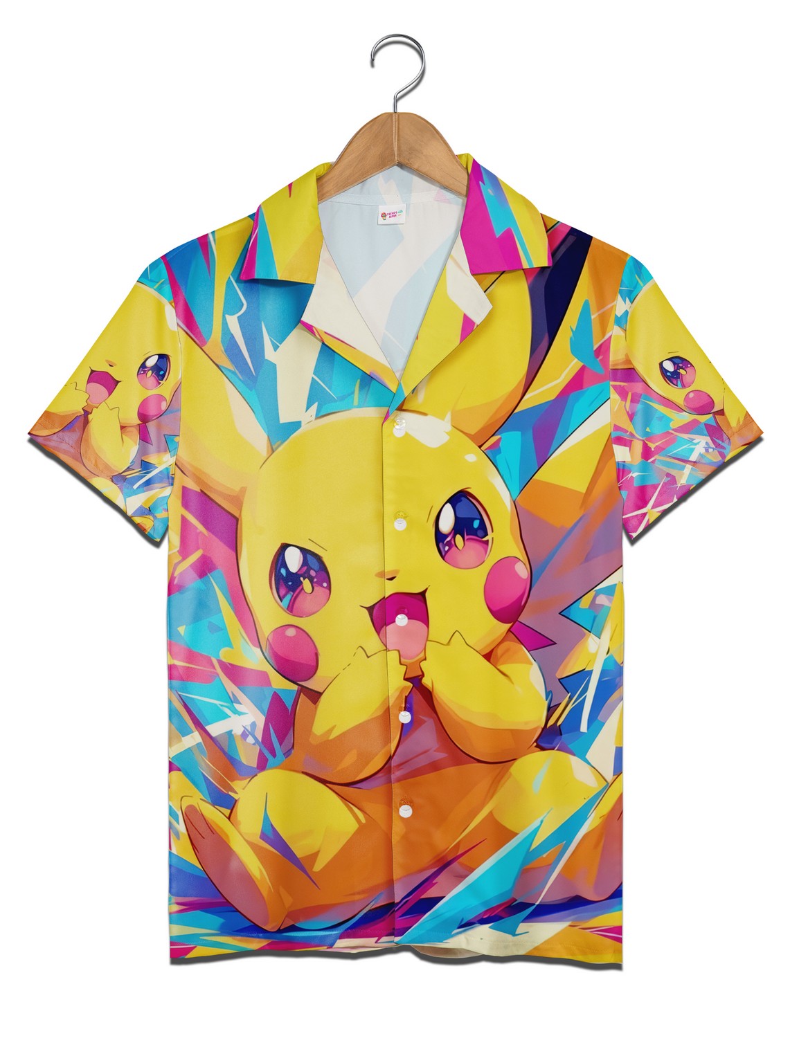 Pikachu Pokemon Hawaiian Shirt, Funny Yellow Pikachu Anime, Y2K Summer Beach Aloha Shirt Pikachu Pokemon Hawaiian Shirt, Funny Yellow Pikachu Anime, Y2K Summer Beach Aloha Shirt