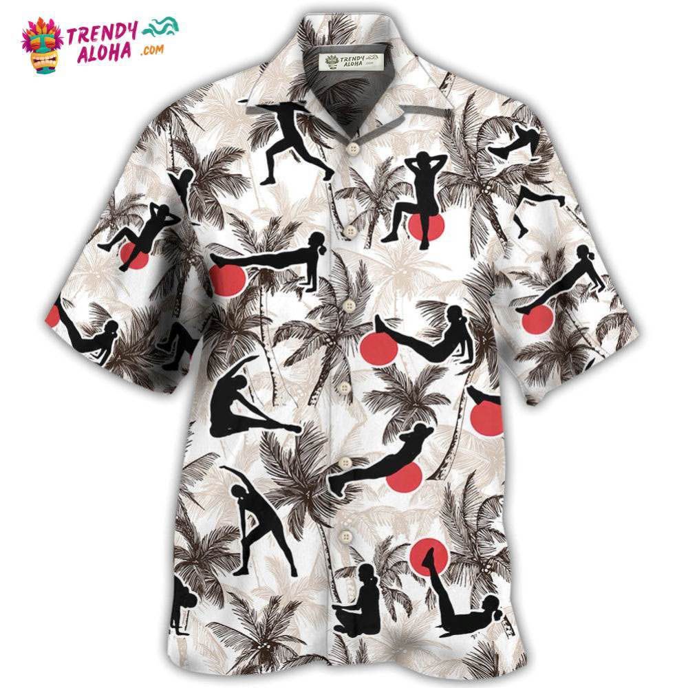 Pilates Tropical Tree Hawaiian Shirt – Trendy Aloha