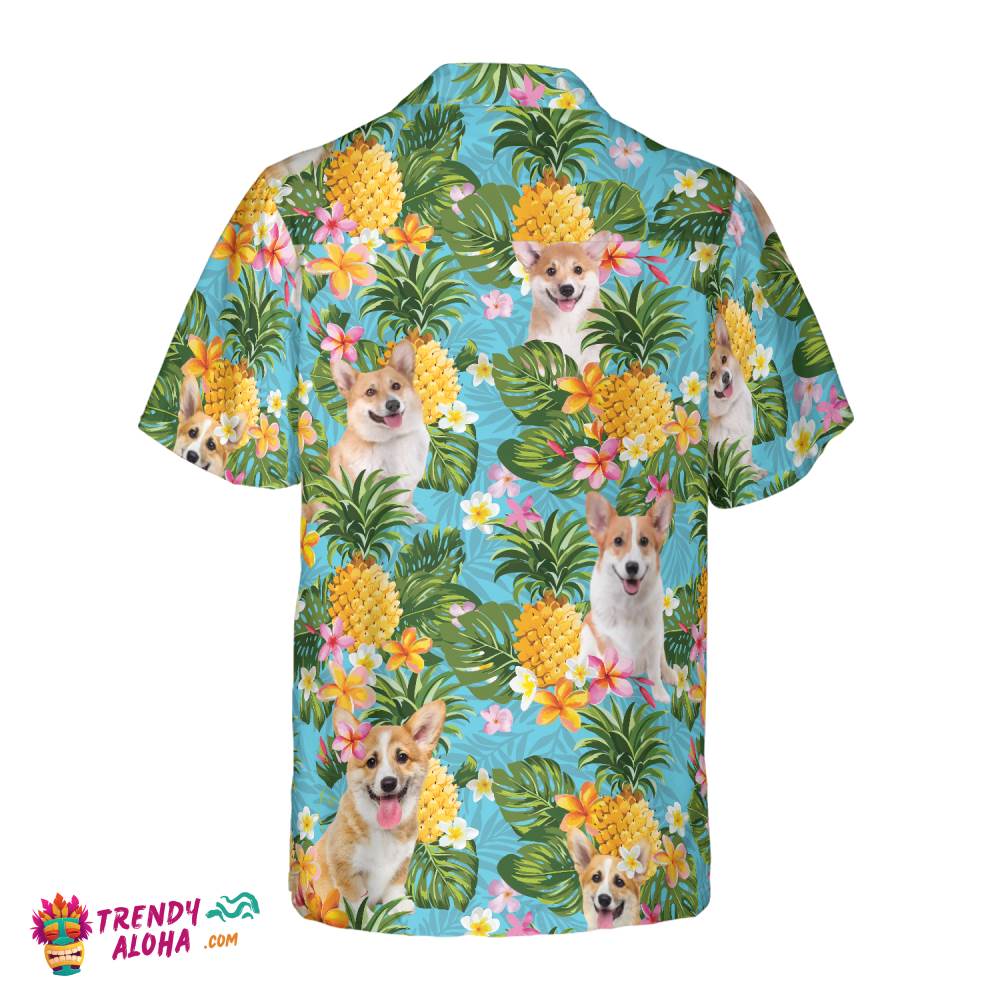 Pineapple Corgis Lover Hawaiian Shirt