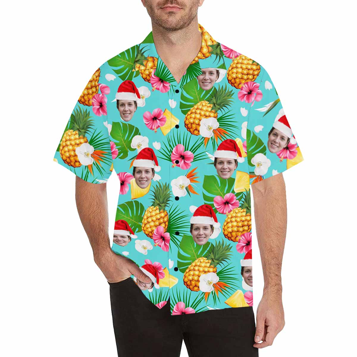 Pineapple Flower Unisex & Teenage Tropical Aloha Shirt Men’s Hawaiian Shirt Pineapple Flower Unisex & Teenage Tropical Aloha Shirt Men’s Hawaiian Shirt