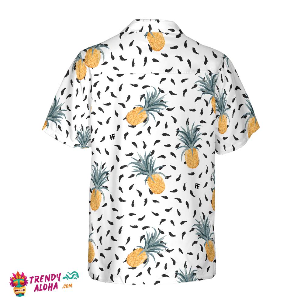 Hawaiian Pineapple Print Hoodie Dress