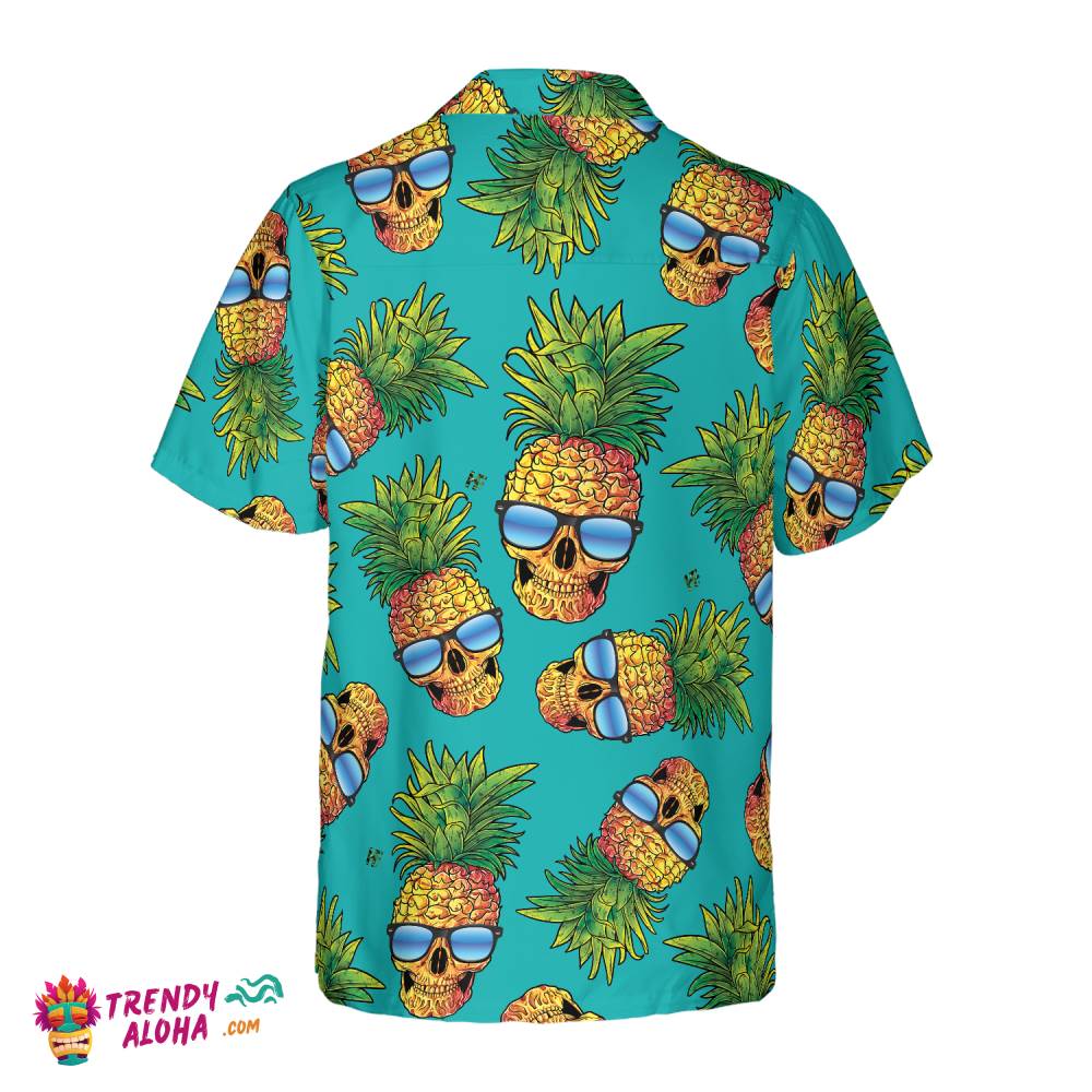 Pineapple Skull & The Tropical Leaves V2 Hawaiian Shirt