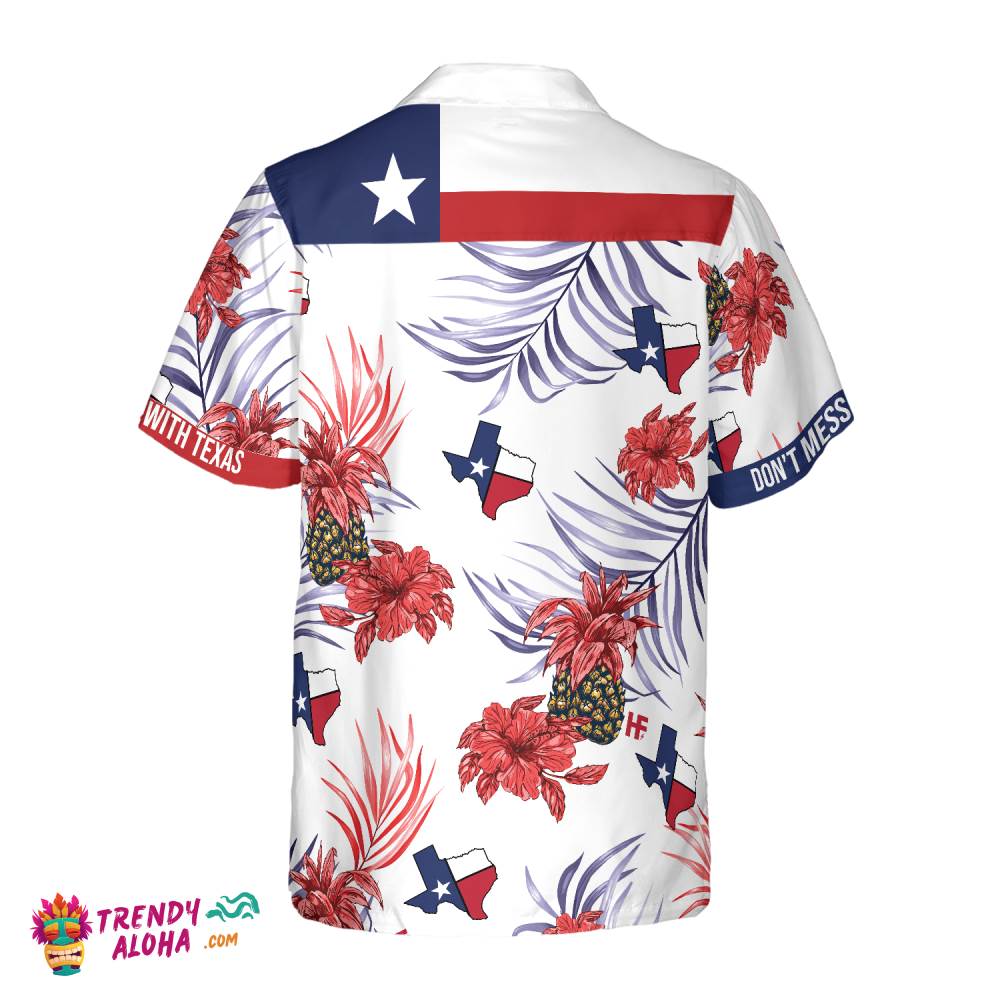 Pineapple Texas Pround Hawaiian Shirt