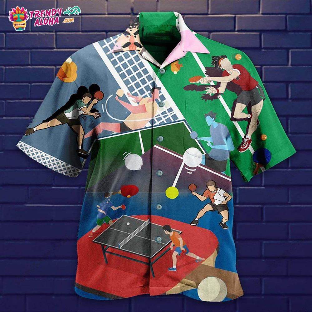 Ping-Pong Lover Hawaiian Shirt – Trendy Aloha