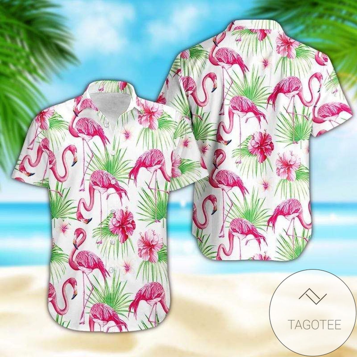 Pink Flamingo Pattern Elegance Hawaiian Shirt Exclusive Design