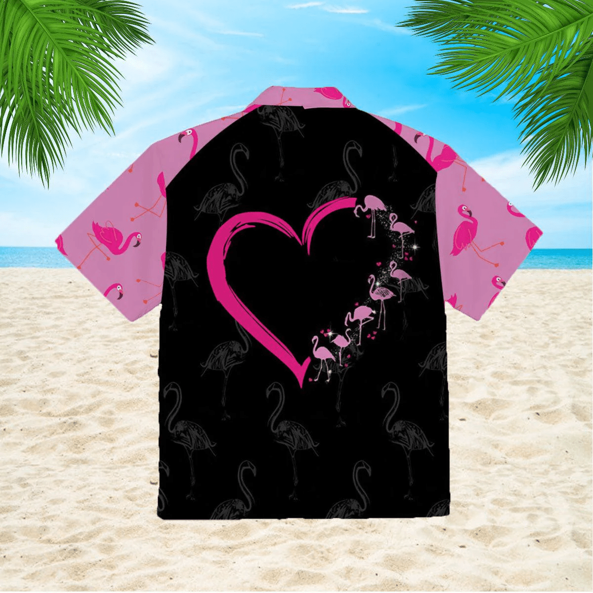 Pink Flamingo Trendy Hawaiian Shirt