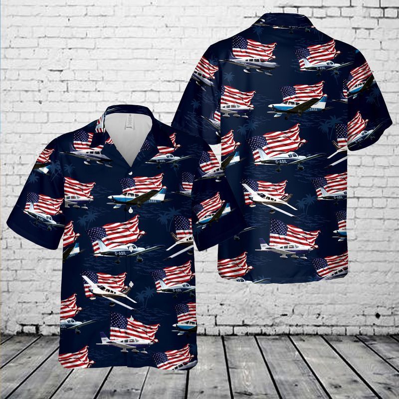 Piper Pa-28 Cherokee 4Th Of July Trendy Hawaiian Shirt, Patriotic Trendy Hawaiian Shirt For Men