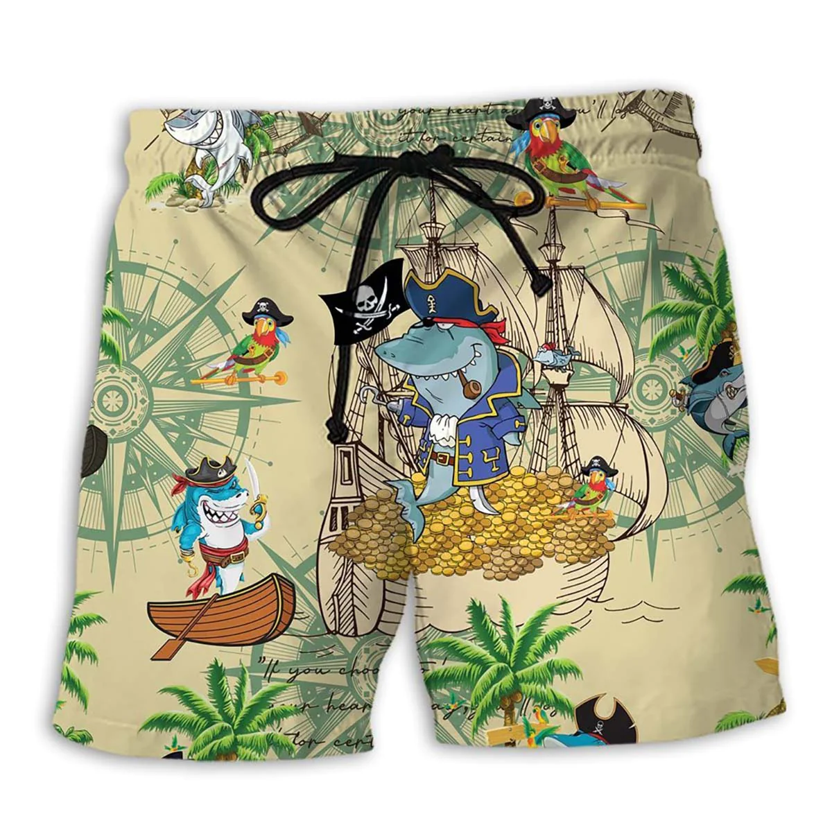 Pirate Adventure 3D Hawaiian Shirt Ready For Beach Fun
