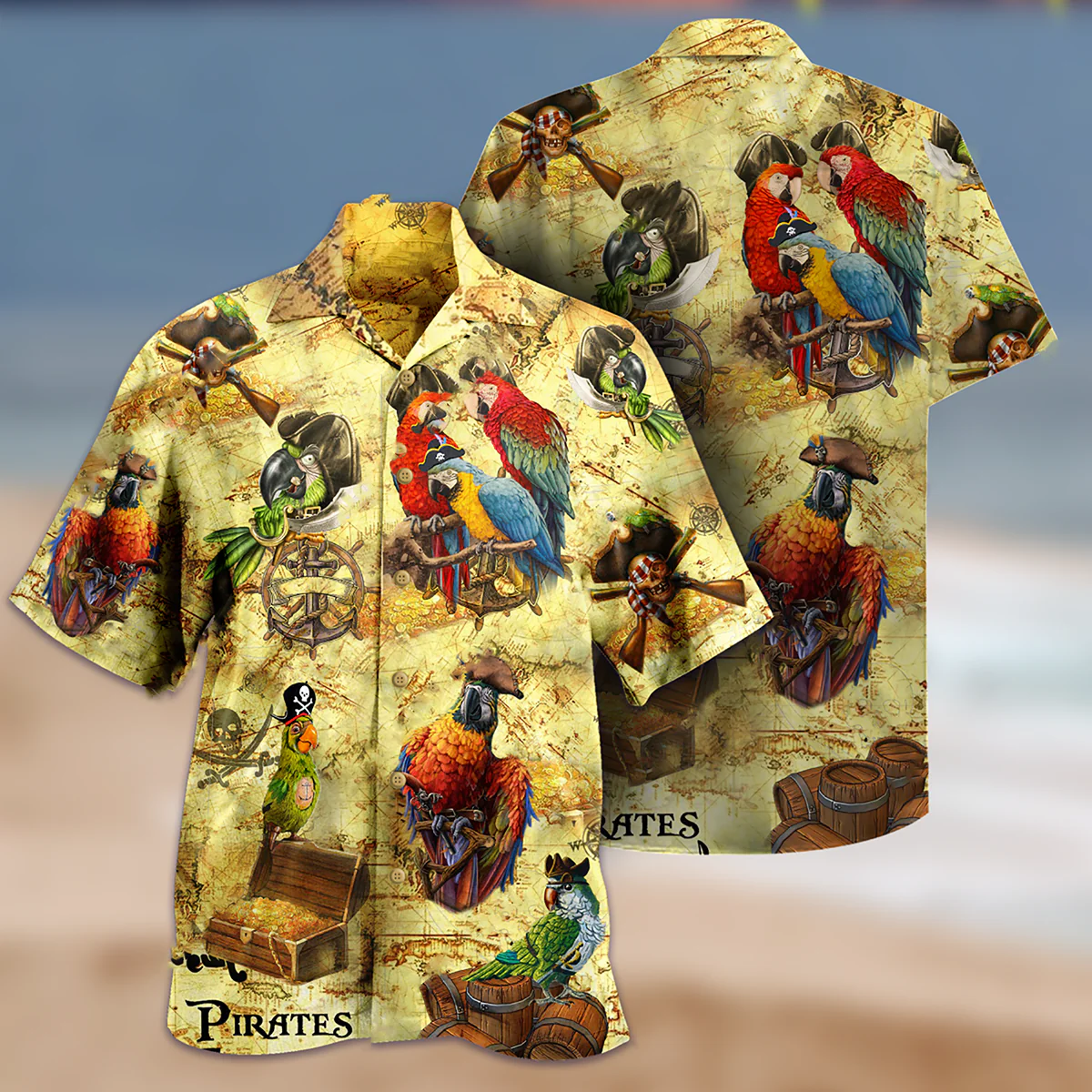 Pirate Adventures Displayed Hawaiian Shirt 3D All Over Print