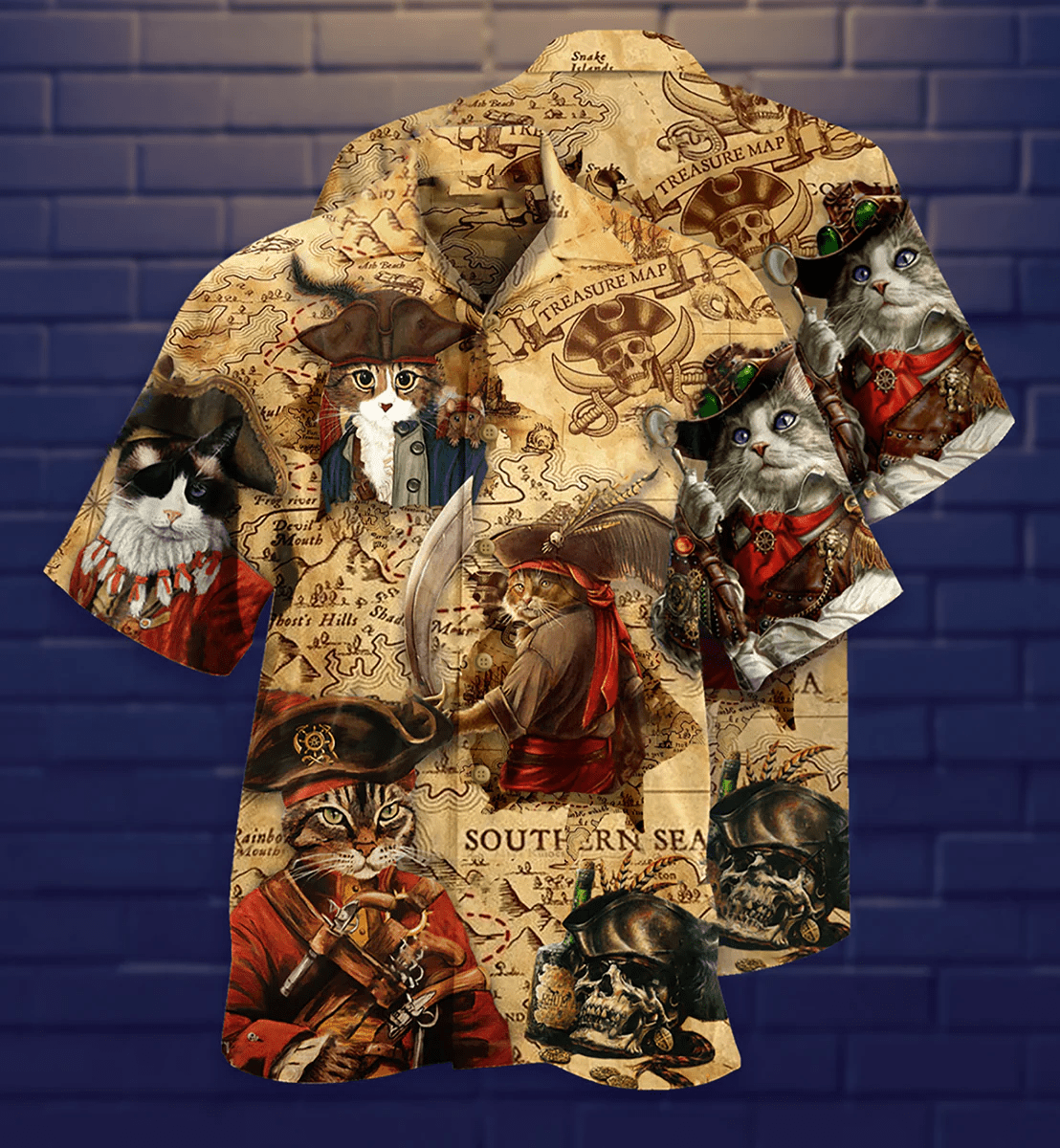 Pirate Adventures Featured Hawaiian Shirt 3D All Over Print