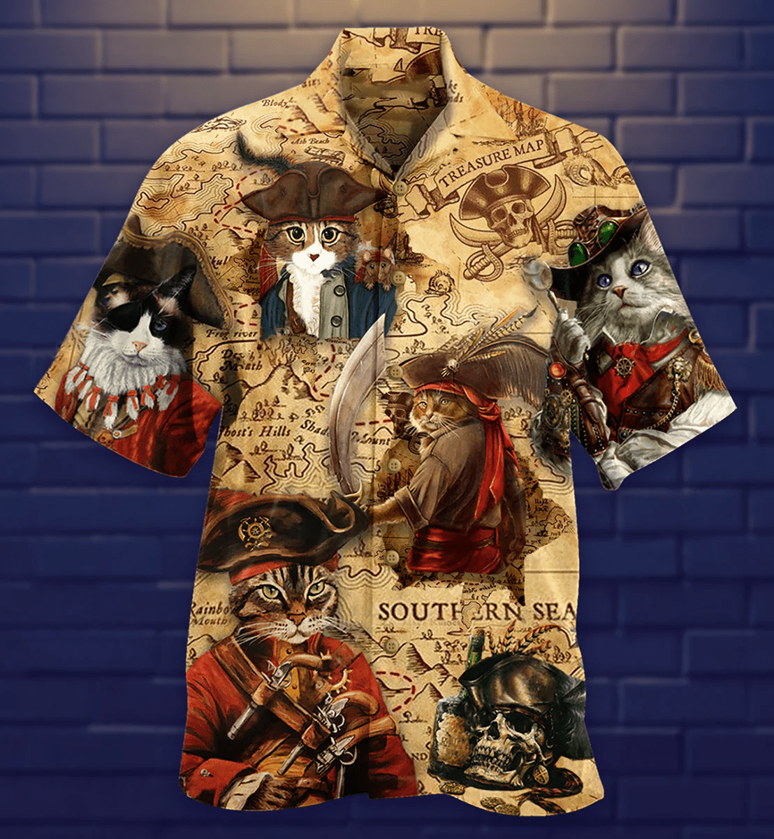 Pirate Adventures Featured Hawaiian Shirt 3D All Over Print