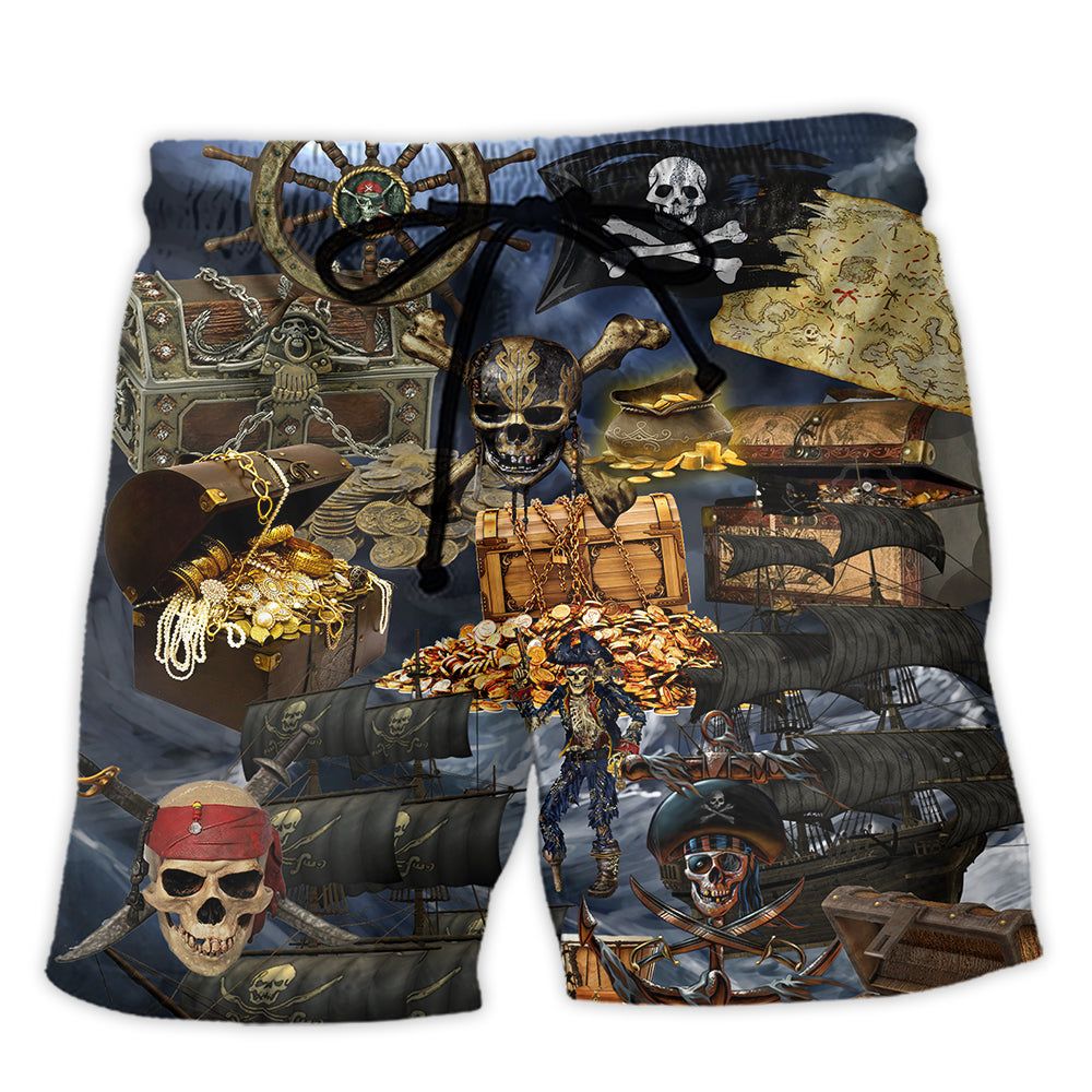 Pirate It’s The Life I Choose Trendy Aloha Hawaiian Beach Shorts Pirate It’s The Life I Choose Trendy Aloha Hawaiian Beach Shorts