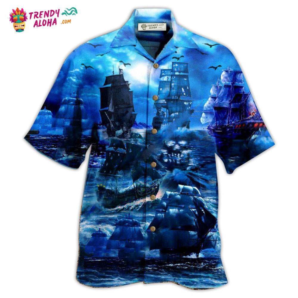 Pirate Ship Under The Romantic Moonlight Fantastic Hawaiian Shirt – Trendy Aloha Pirate Ship Under The Romantic Moonlight Fantastic Hawaiian Shirt – Trendy Aloha
