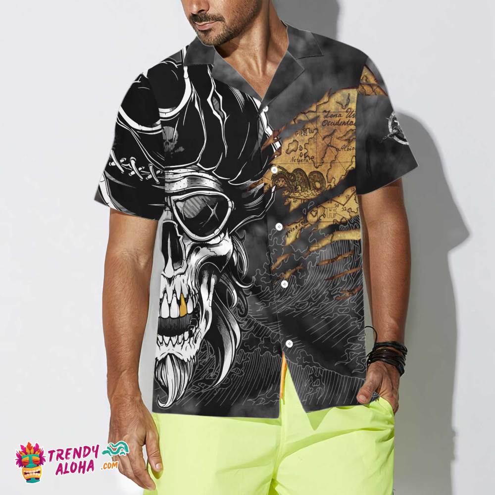 Pirates Skull Hawaiian Shirt