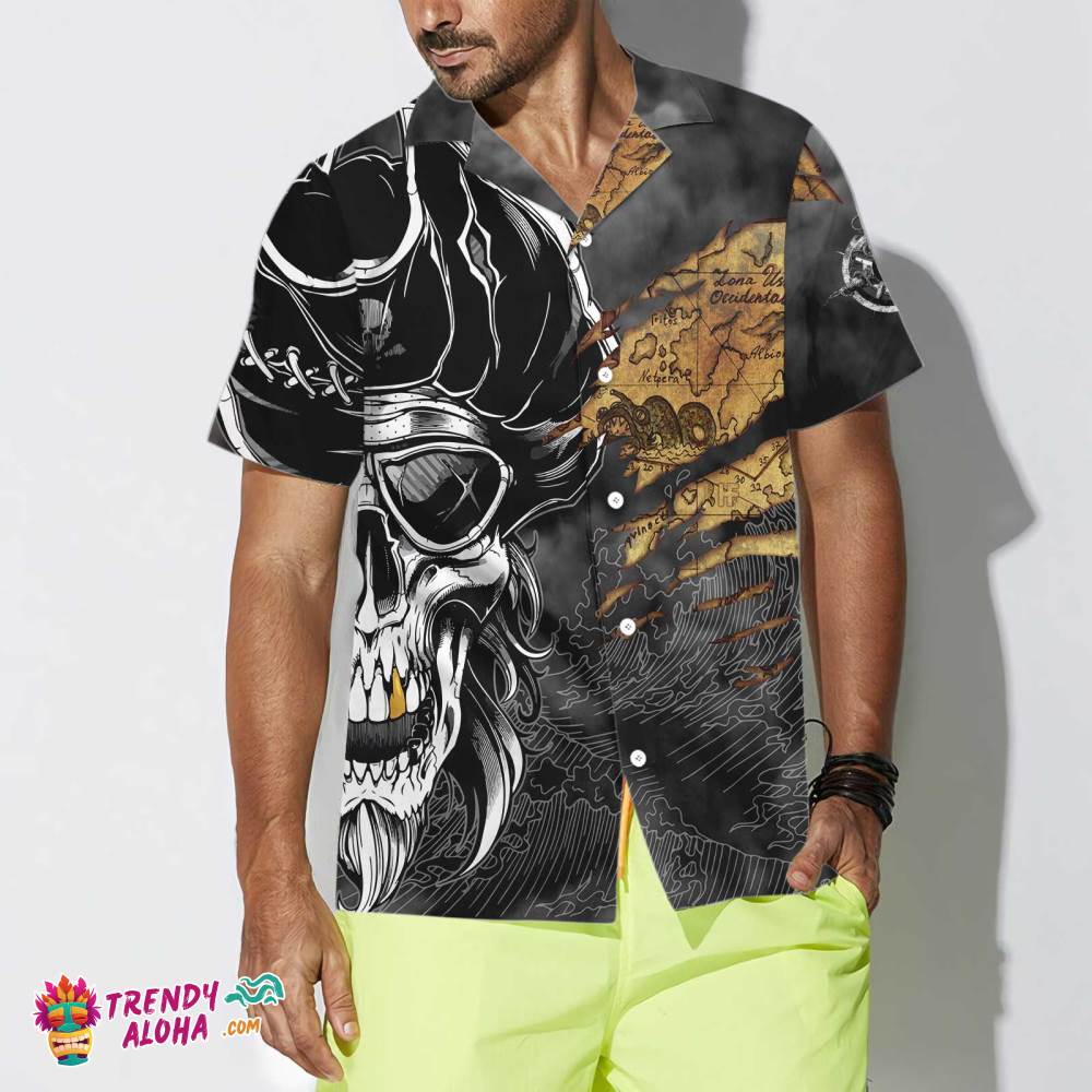 Pirates Skull Hawaiian Shirt
