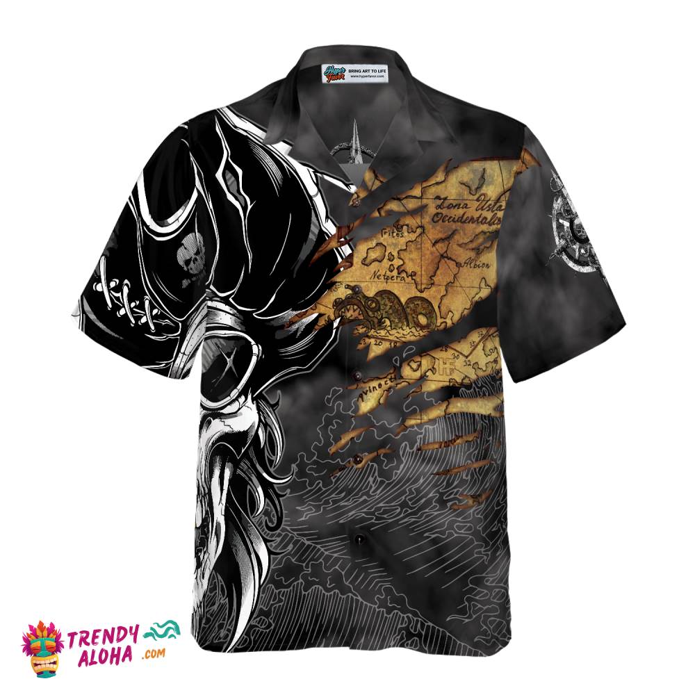 Pirates Skull Hawaiian Shirt