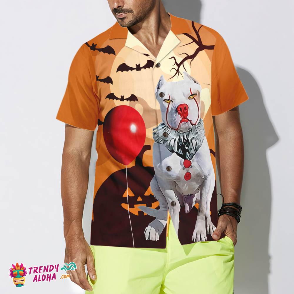 Pitbull Has Been Ready For Halloween Since Last Halloween Hawaiian Shirt, Cool Halloween Shirt For Men And Women