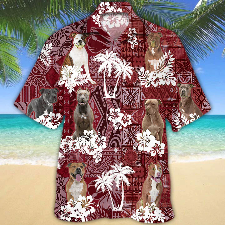 Pitbull Trendy Hawaiian Shirt, Gift For Dog Lover Shirts, Men’s Trendy Hawaiian Shirt, Summer Hawaiian Aloha Shirt Pitbull Trendy Hawaiian Shirt, Gift For Dog Lover Shirts, Men’s Trendy Hawaiian Shirt, Summer Hawaiian Aloha Shirt
