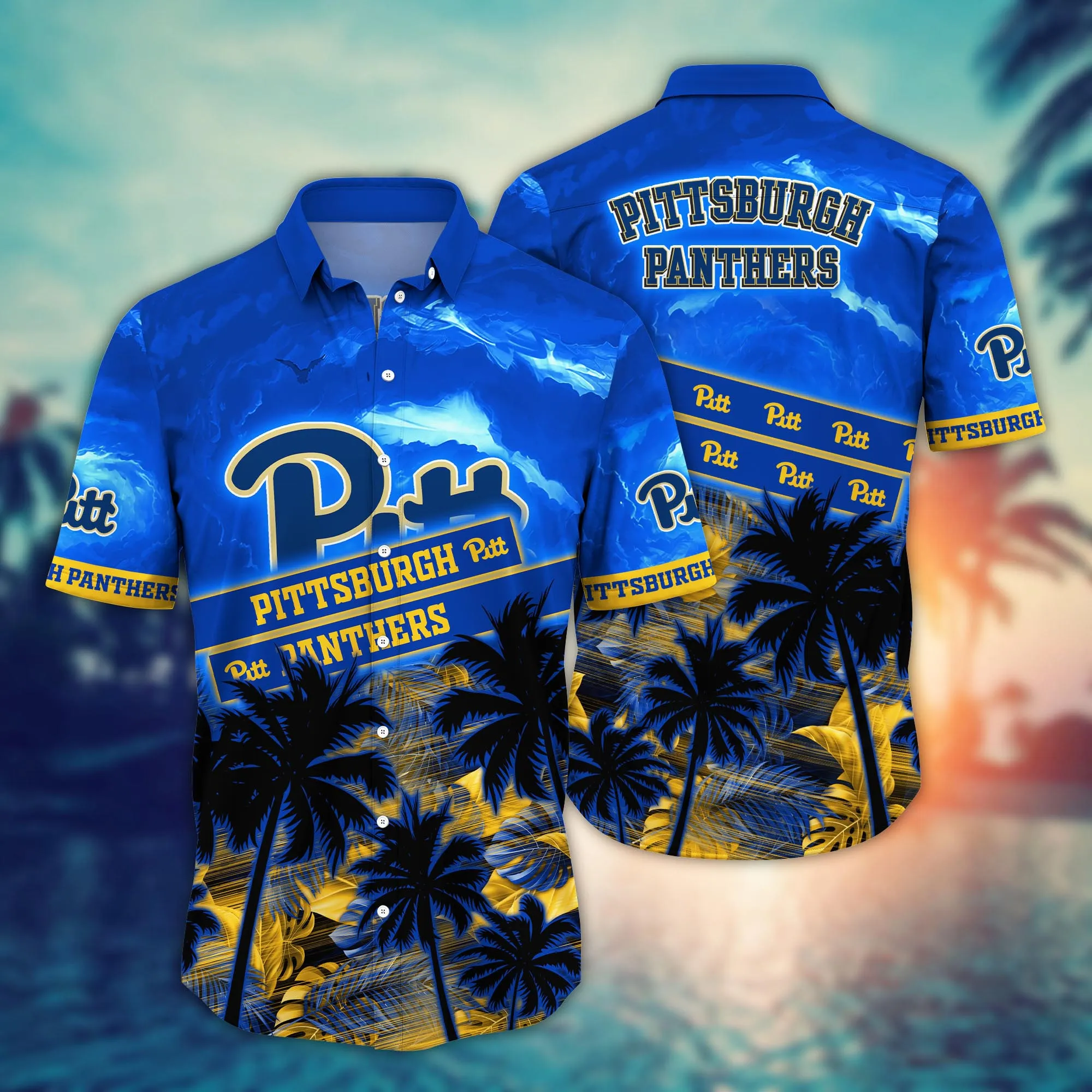 Pittsburgh Panthers NCAA Hawaiian Shirt Beach Aloha Shirt