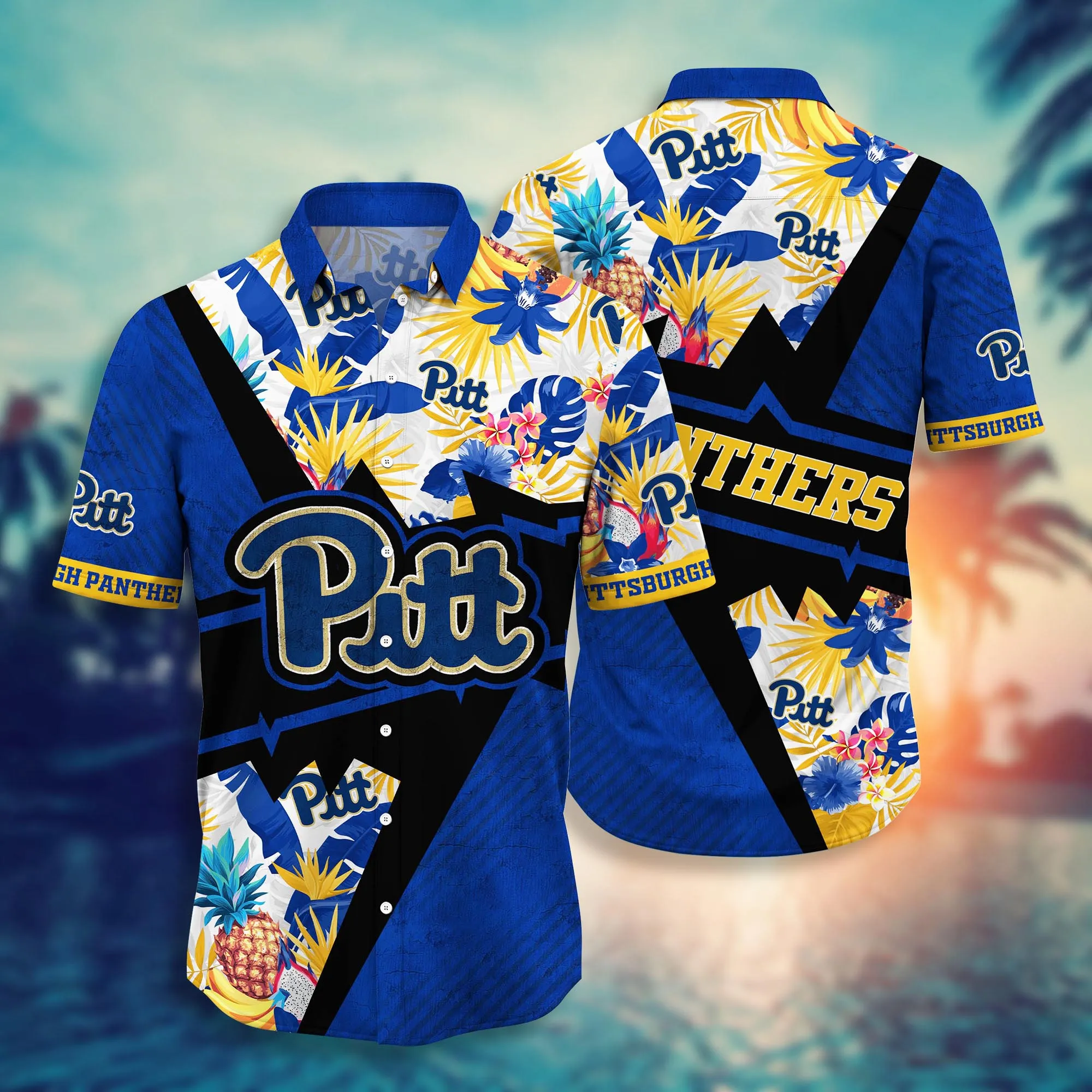 Pittsburgh Panthers NCAA Hawaiian Shirt Ceiling Fans Aloha Shirt Pittsburgh Panthers NCAA Hawaiian Shirt Ceiling Fans Aloha Shirt